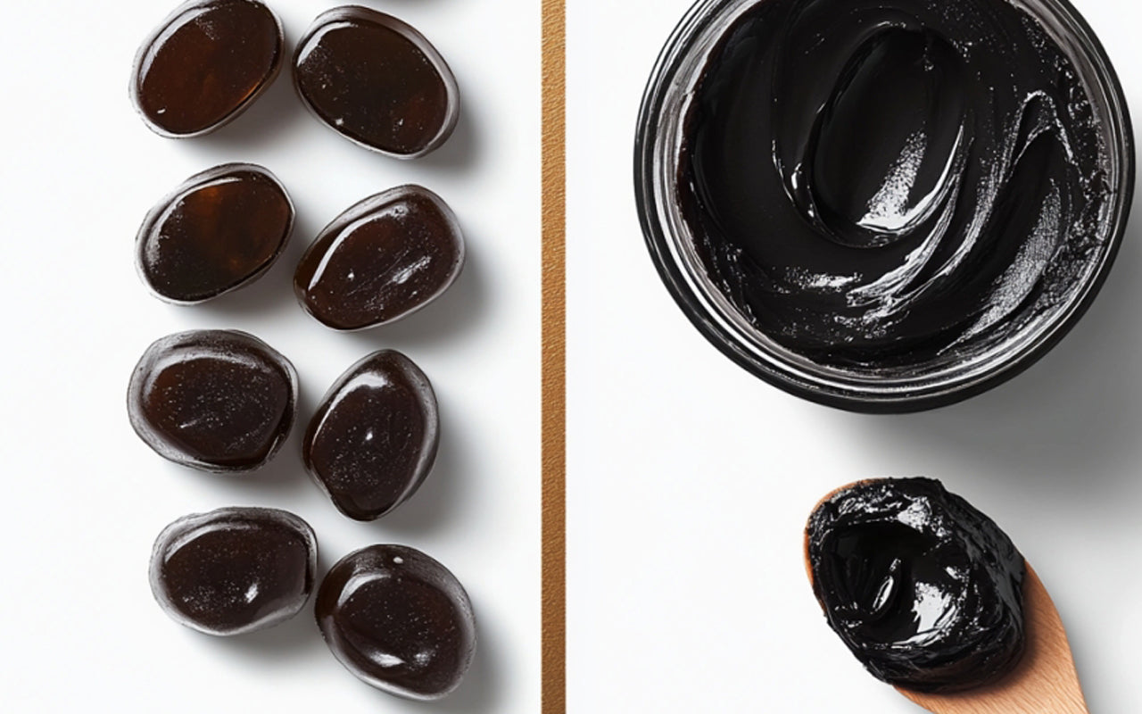 Exploring Their Unique Advantages: The Difference Between Shilajit Gummies and Paste