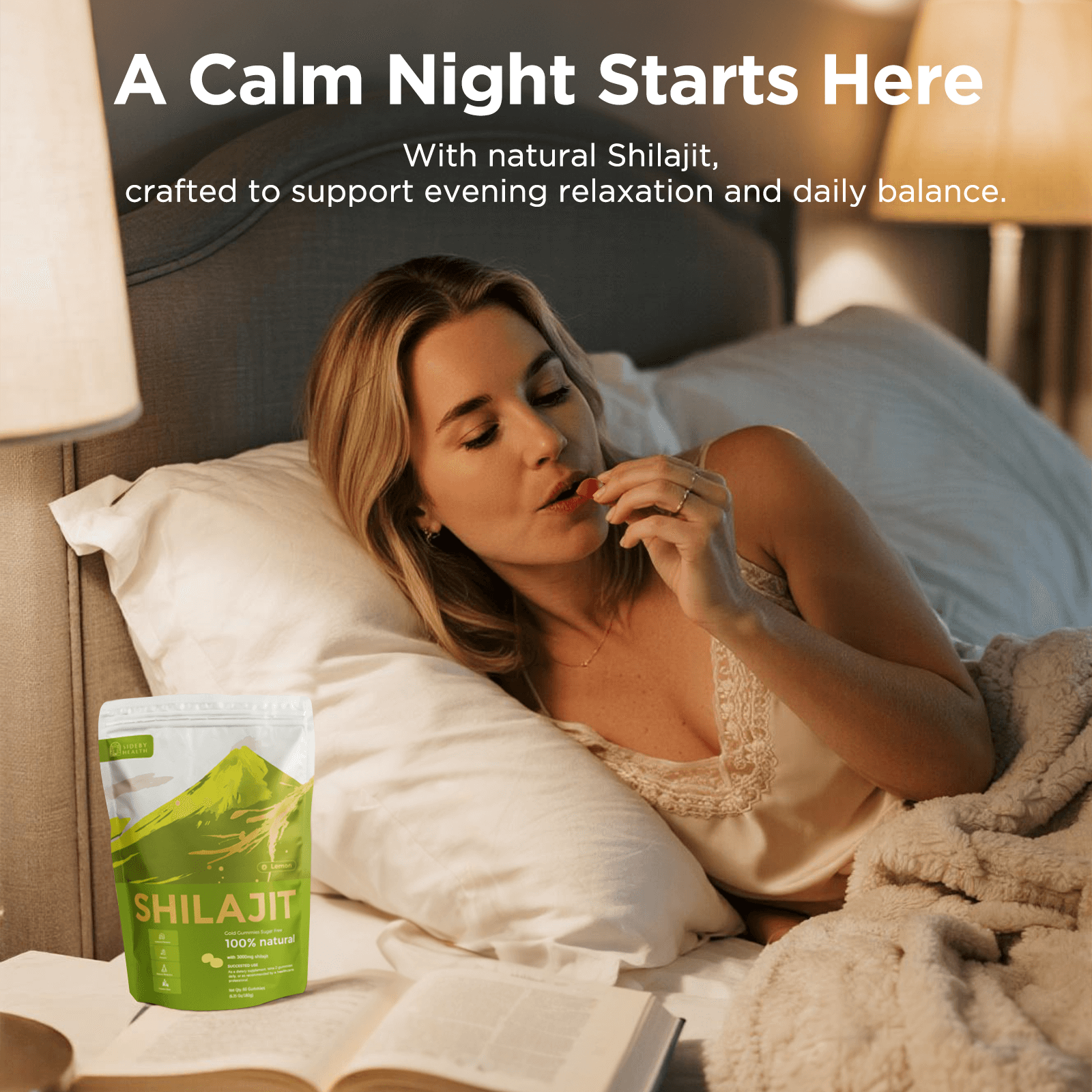 Shilajit Gummies with Lemon Ginger Zest