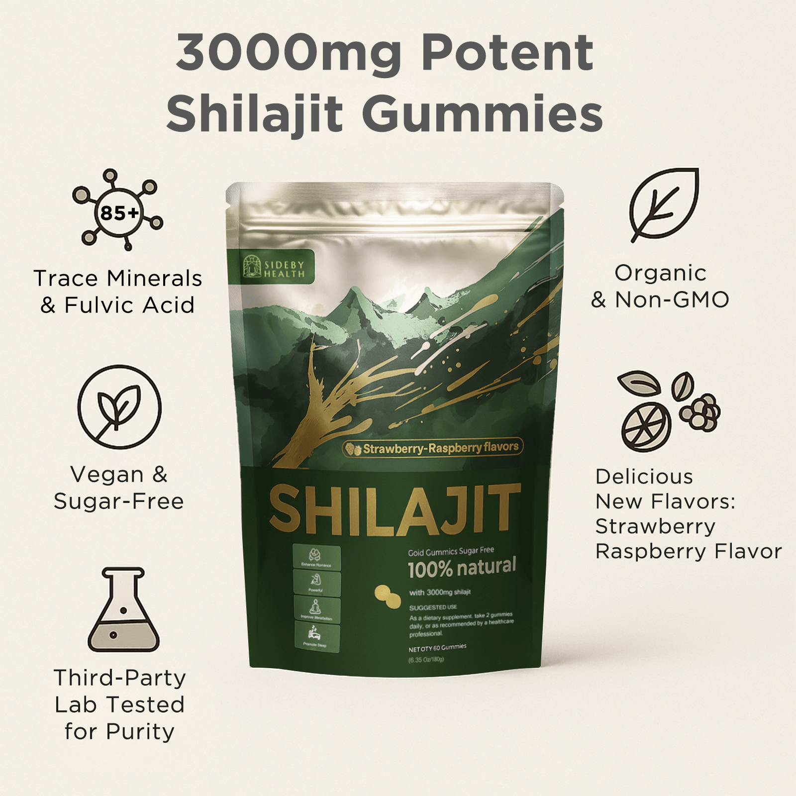 Shilajit Gummies for Women – Daily Energy, Mood & Hormonal Support