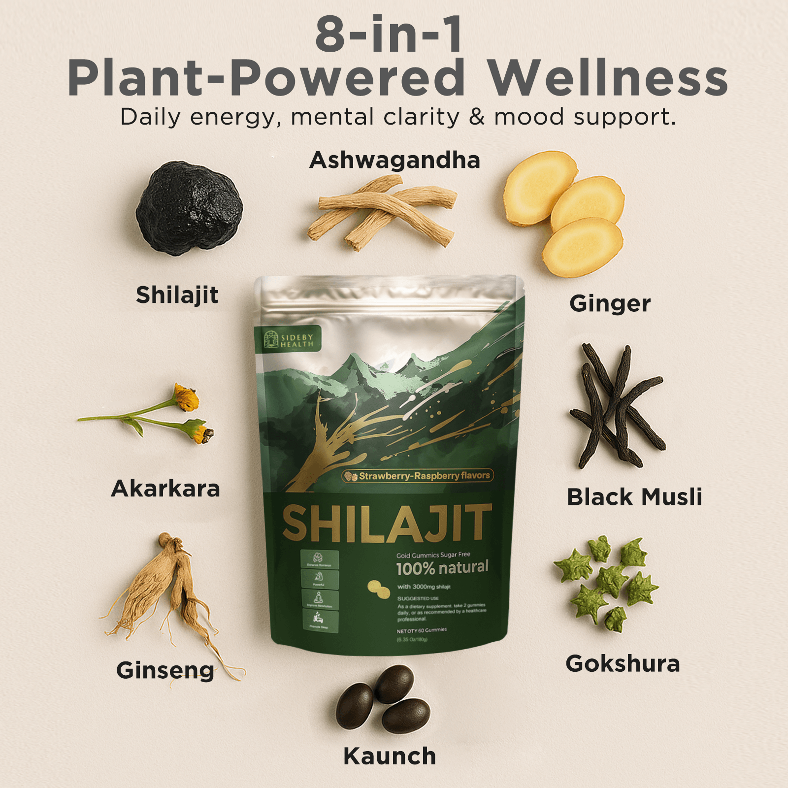 Shilajit Gummies for Women – Daily Energy, Mood & Hormonal Support