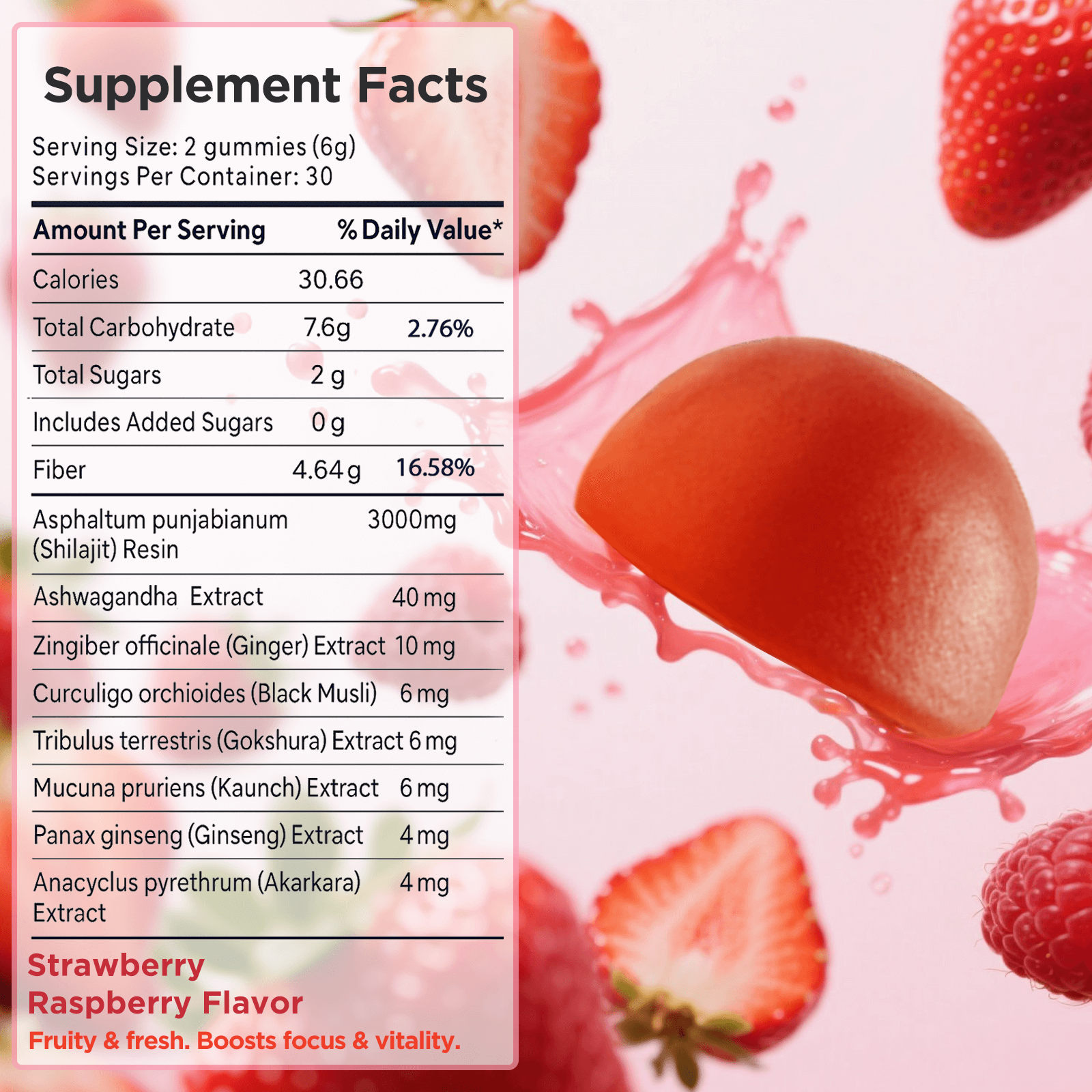 Shilajit Gummies for Women – Daily Energy, Mood & Hormonal Support